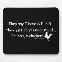 A.D.H.D. Humor mousepads by ironydesign A.D.H.D. Humor mousepads