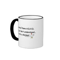 A.D.H.D. Humor mugs by ironydesign A.D.H.D. Humor mugs