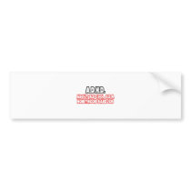 A.D.H.D...Not Cool Bumper Sticker