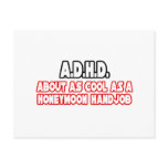 A.D.H.D...Not Cool Postcard