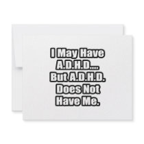 A.D.H.D. Quote invitations by ADD_ADHD_Shirts A.D.H.D. Quote invitations