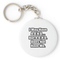 A.D.H.D. Quote Keychain