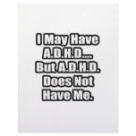 A.D.H.D. Quote Letterhead Design