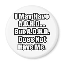 A.D.H.D. Quote Magnets