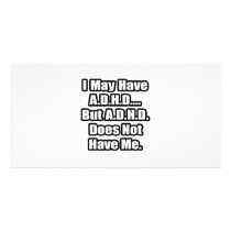 A.D.H.D. Quote Photo Card