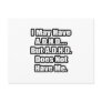 A.D.H.D. Quote Postcard