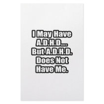 A.D.H.D. Quote stationery