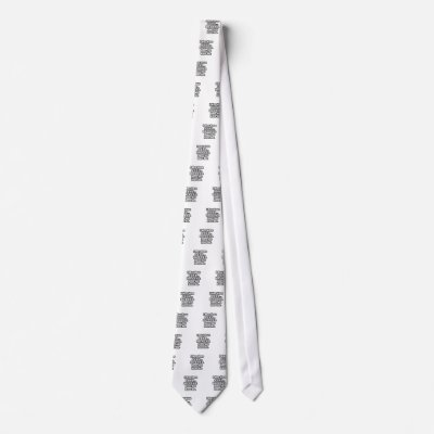 A.D.H.D. Quote Neck Tie by ADD_ADHD_Shirts