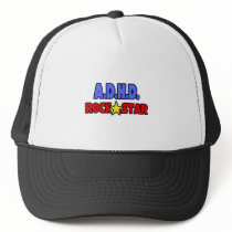 A.D.H.D. Rock Star hats by ADD_ADHD_Shirts A.D.H.D. Rock Star hats