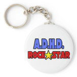 A.D.H.D. Rock Star Key Chains