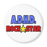 A.D.H.D. Rock Star Magnet