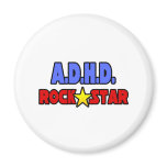 A.D.H.D. Rock Star Magnet