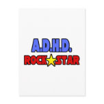 A.D.H.D. Rock Star Postcards