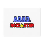 A.D.H.D. Rock Star Post Cards