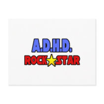 A.D.H.D. Rock Star Post Cards