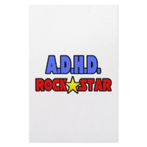 A.D.H.D. Rock Star stationery