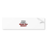 A.D.H.D...What's Your Excuse? Bumper Sticker