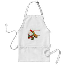 A Dachshund Christmas Wish aprons