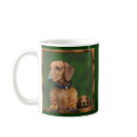 A dachshund daddy and his boy coffee mugs
