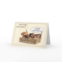 A Dachsund Birthday cards by relativeperceptions A Dachsund Birthday cards