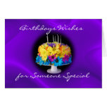 A Daisy Birthday Cake card- customize