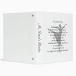 A Dancer's Prayer 3 Ring Binder