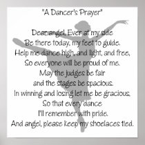 A Dancer's Prayer Dance Poster