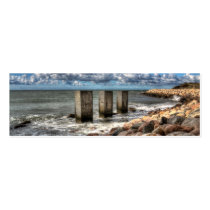 A danish seascape Bookmark business cards