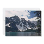 A Dark Mountain With Snow Patches Personalized Invite
