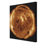 A dark rift in the sun's atmosphere gallery wrapped canvas