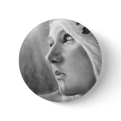 A Dark Undercurrent Mermaid Button by katerinaart