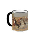 A Dash For Timber by Remington, Vintage Cowboys Coffee Mug