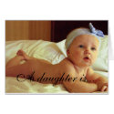 A daughter is... cards
