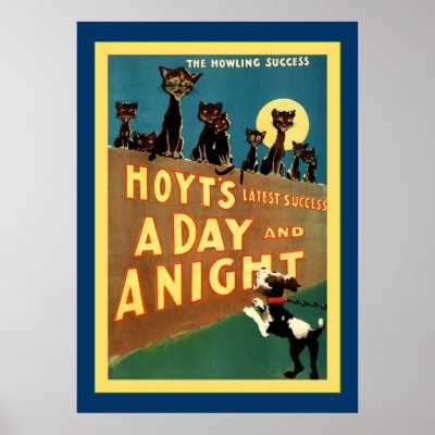 A Day and a Night ~ Vintage Theatre Posters by VintageFactory