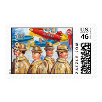 "A Day at the Airport" stamps
