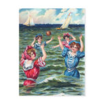 A Day at the Beach 004 Greeting Card Postcards