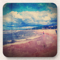 A Day At The Beach cork coasters