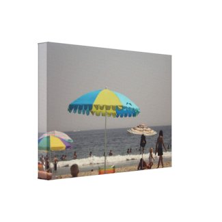 A Day At The Beach Gallery Wrap Canvas