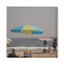 A Day At The Beach Refrigerator Magnets