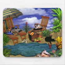 A Day at the Beach Mouse Pad