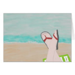 A Day at the Beach Note Card