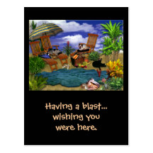 A Day at the Beach Post Cards