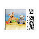 A Day at the Beach Postage Stamp