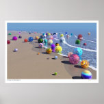 A Day At The Beach Print