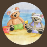 A Day at the Beach Sticker stickers
