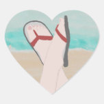 A Day at the Beach Stickers