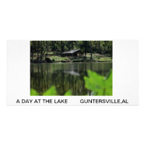 A DAY AT THE LAKE PHOTO CARD