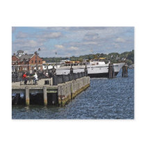 A Day at the Pier Post Card