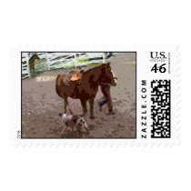 A Day at the Ranch postage by BecauseofFear A Day at the Ranch postage