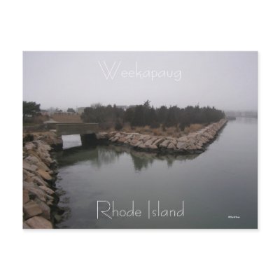 A Day At Weekapaug Post Card by cattilovebugg